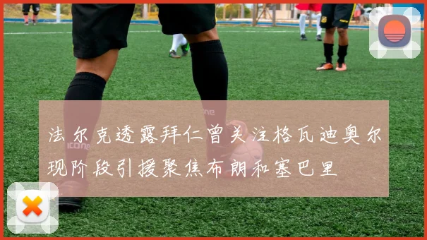 法尔克透露拜仁曾关注格瓦迪奥尔现阶段引援聚焦布朗和塞巴里